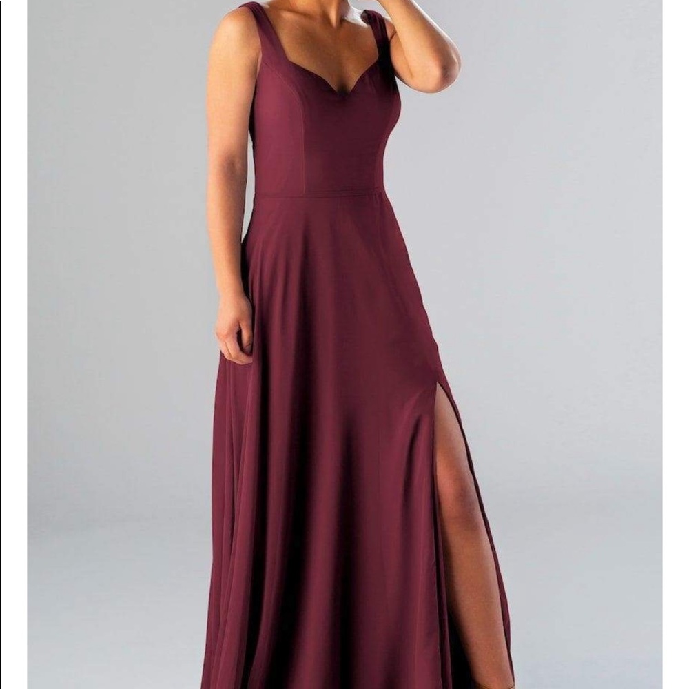 Bordeaux Kennedy Blue bridesmaids dress